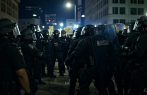Riot Police Clash with Protesters After ICE Raids Los Angeles Ice raids los angeles