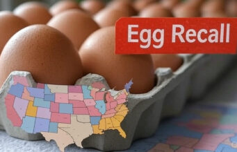 Salmonella Outbreak Hits California Eggs: Use the Egg Recall Map Egg recall map